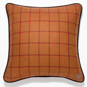 Spruce London tweed check Cushion