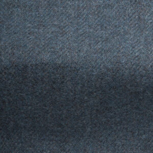 Aviemore Wool Herringbone Fabric-Fisherman's Blue-9706