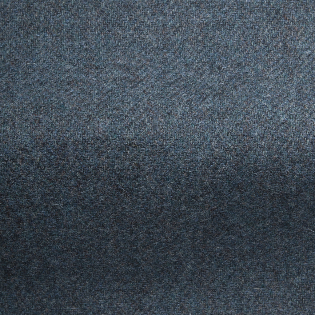 Aviemore Wool Herringbone Fabric-Fisherman's Blue-0 Aviemore Wool Herringbone Fabric-Fisherman's Blue-0