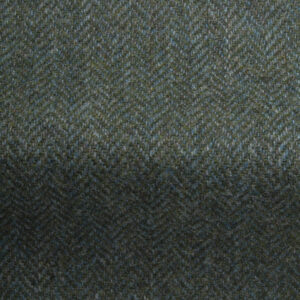 Wool Herringbone Fabric-Fisherman's Green-9725