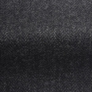 Wool Herringbone Fabric-Fisherman's Storm Grey-9716
