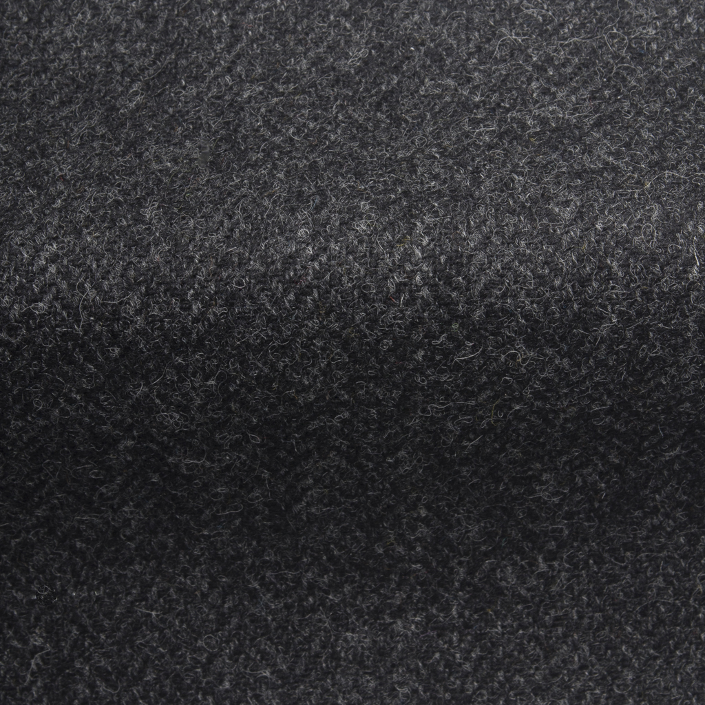 Wool Herringbone Fabric-Fisherman's Storm Grey-9716