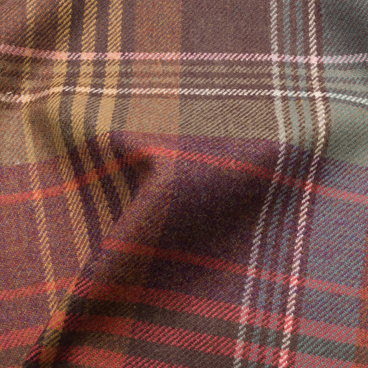 Plaid Fabric-Clover