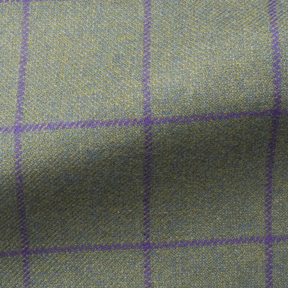 checked tweed fabric