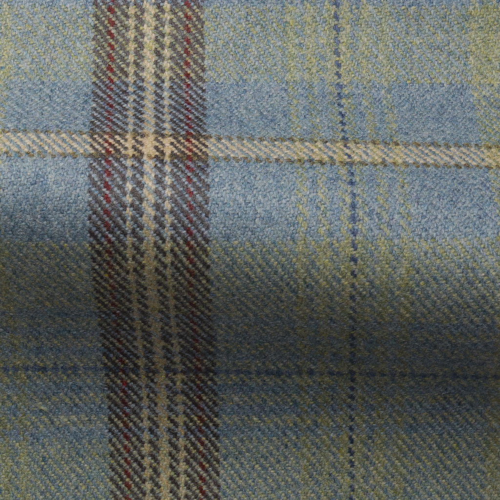 plaid furnishing fabric