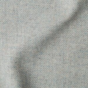 Hathaway-Herrringbone Wool Fabric-Opal