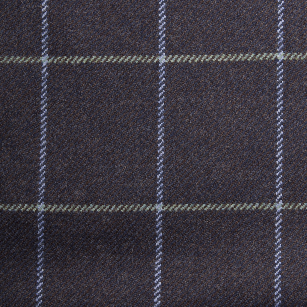 Midhurst Blue-Windowpane Check Fabric-36660-8165