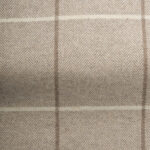 beige fabric, check fabric