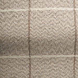 beige fabric, check fabric