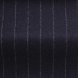 Fontwell - Chalk Stripe Flannel in Dark Blue - 239-11091