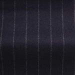 Fontwell - Chalk Stripe Flannel in Dark Blue - 239-0