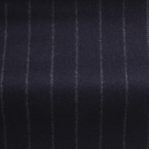 Fontwell - Chalk Stripe Flannel in Dark Blue - 239-0