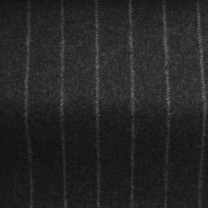 Fontwell - Chalk Stripe Flannel in Very Dark Grey - 240-11093