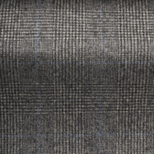 Fontwell - Prince of Wales Check Flannel in Grey - 334-0