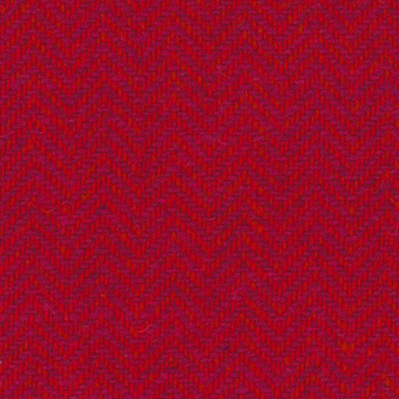 Devon-Herringbone Tweed-Red-0