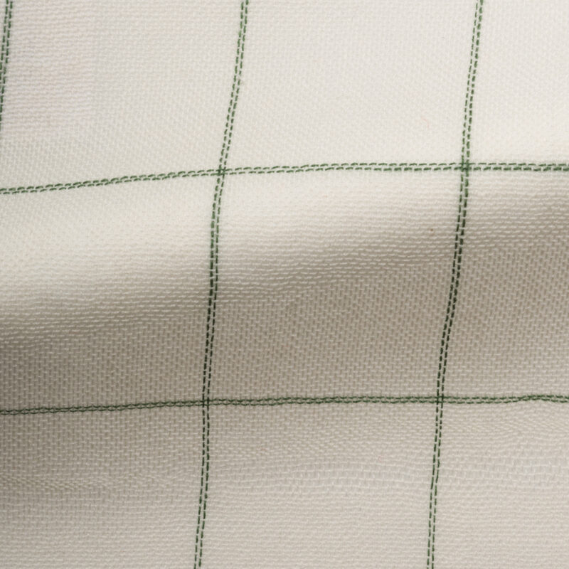Almo-Sheer Fabric-Cedar Check-0