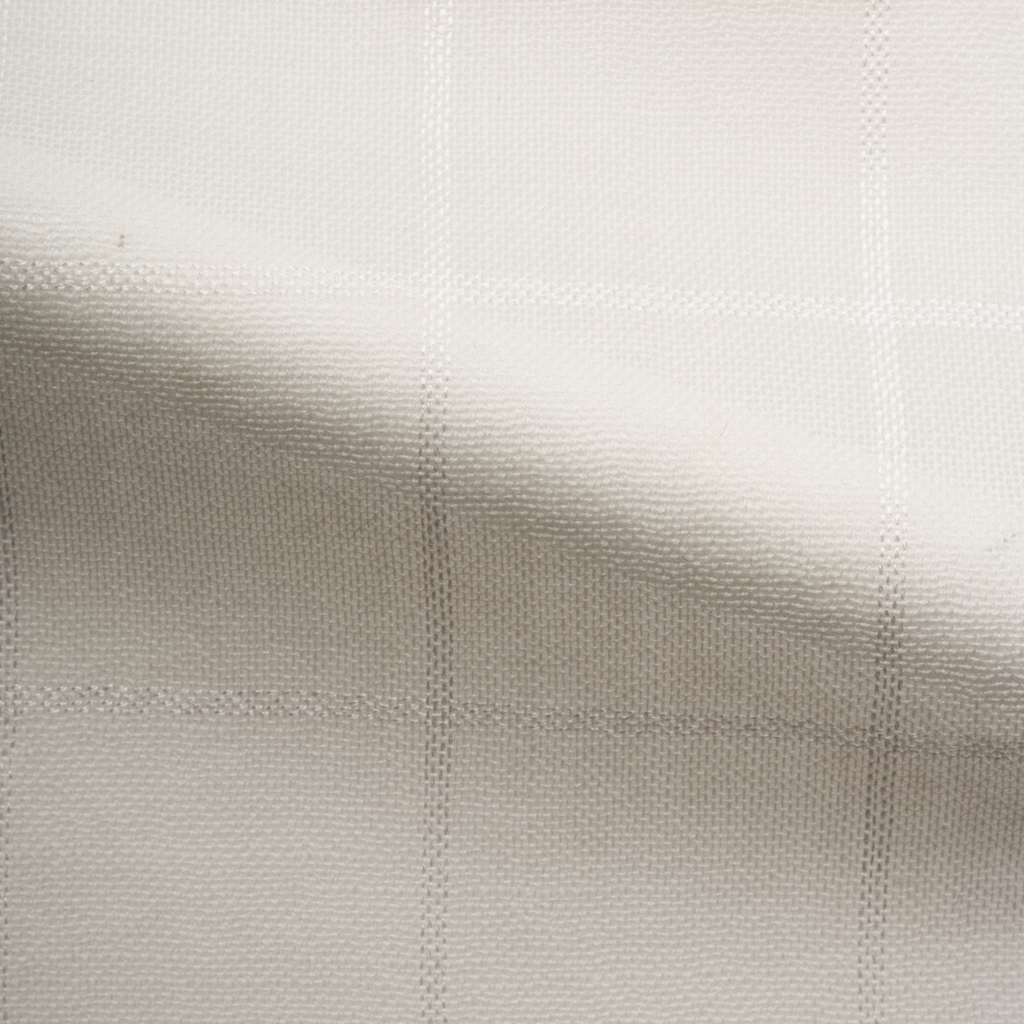 Bright-Sheer Fabric-Ivory with an Ivory Check-0 Bright-Sheer Fabric-Ivory with an Ivory Check-0