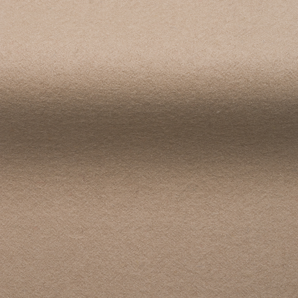 melton wool fabric in a stone colour
