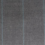 Cadogan-Wool Stripe Fabric-Graphite