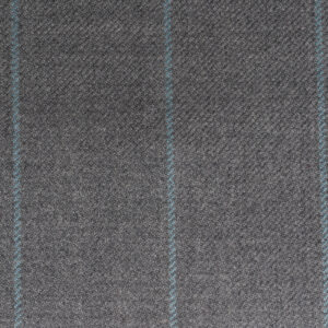 Cadogan-Wool Stripe Fabric-Graphite