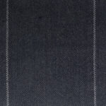 Cadogan-Wool Stripe Fabric-Midnight Grey