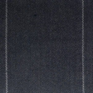 Cadogan-Wool Stripe Fabric-Midnight Grey