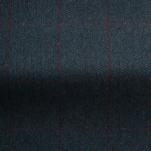 blue check tweed upholstery fabric