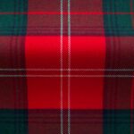 Chisholm red modern tartan