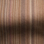 Wool Striped Fabric-Brown