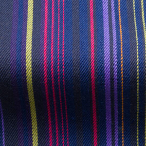 Leander-Wool Striped Fabric-Multi