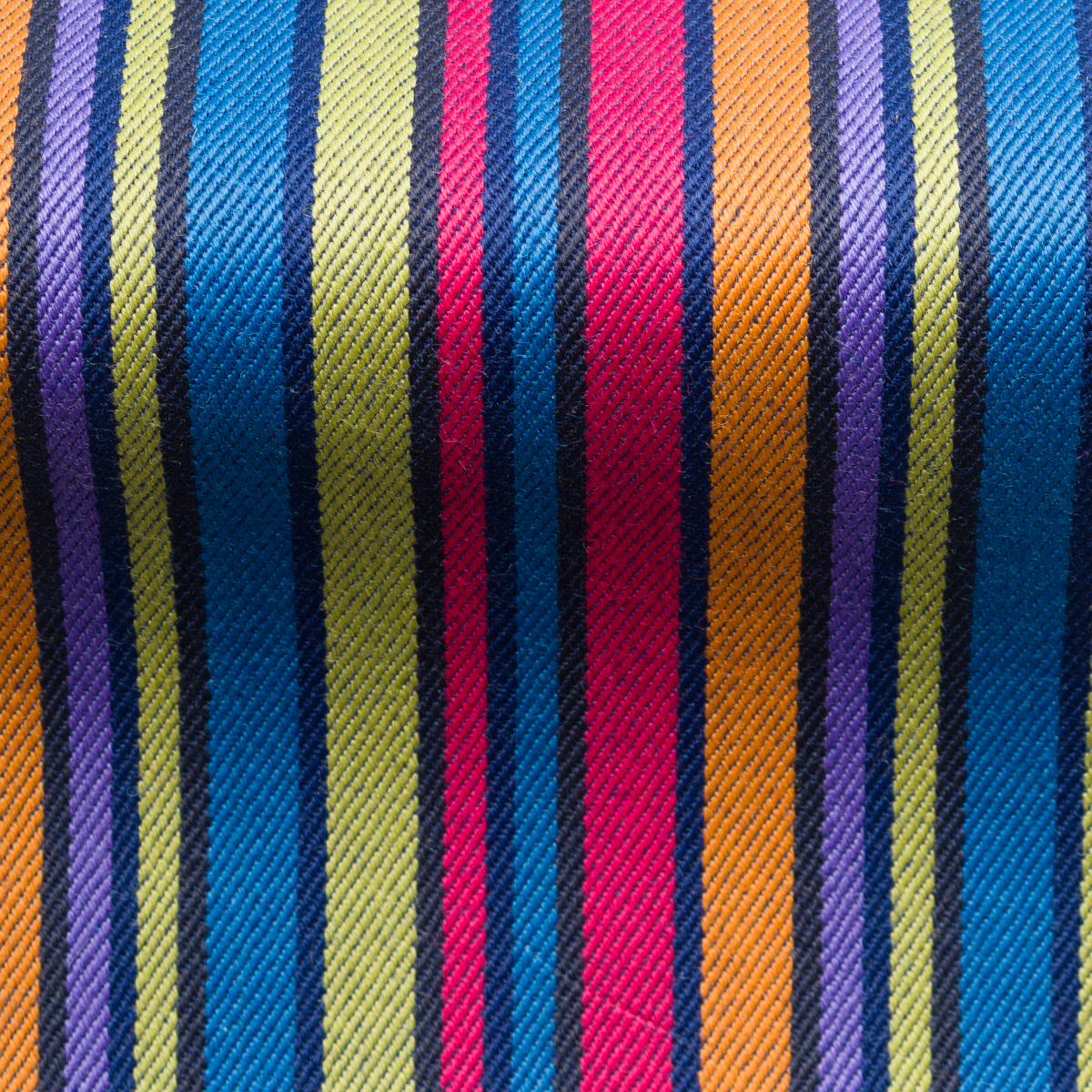 Wool Striped Fabric-Multi