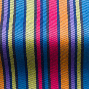 Wool Striped Fabric-Multi