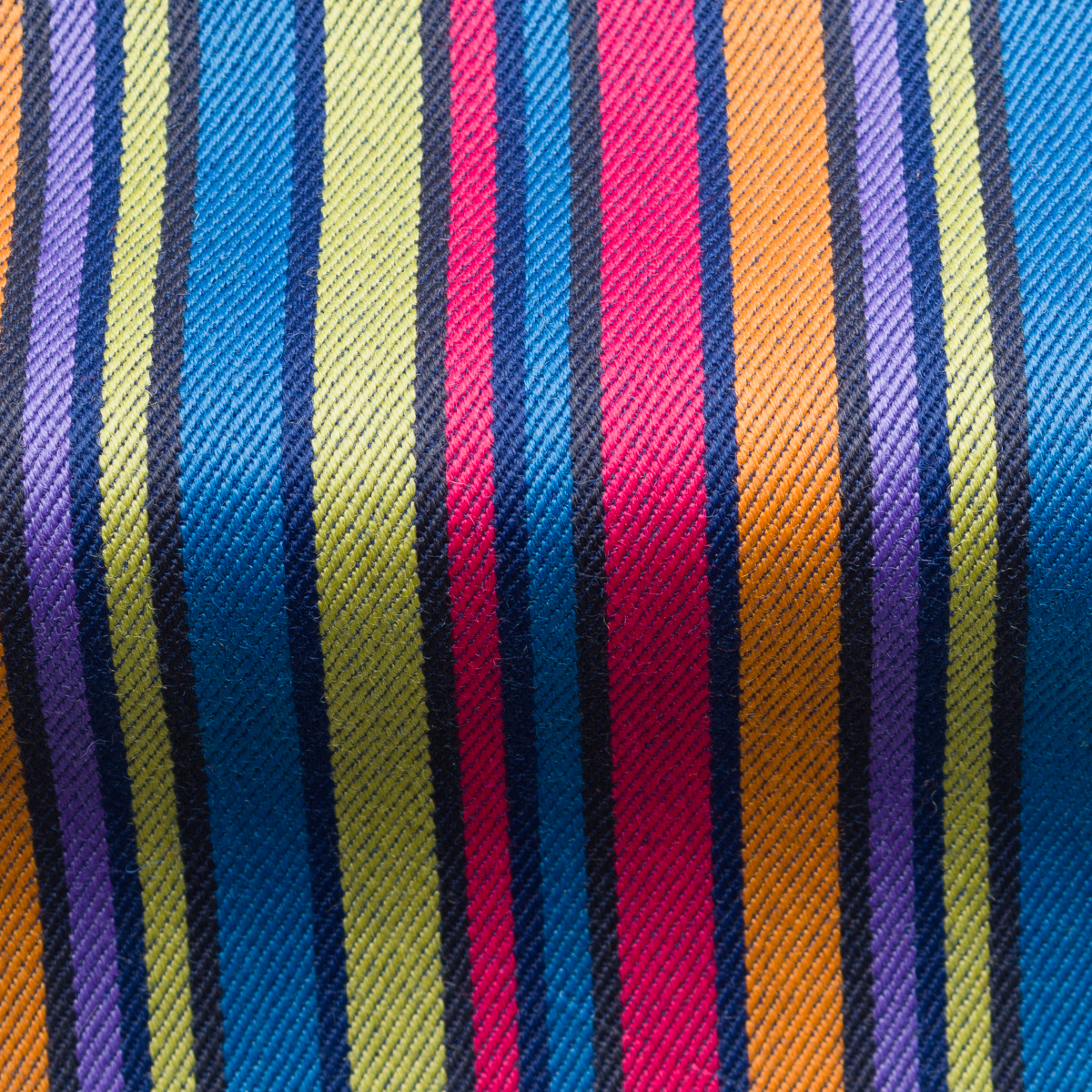 Wool Striped Fabric-Multi