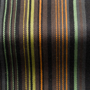 Warwick-Wool Striped Fabric-Brown