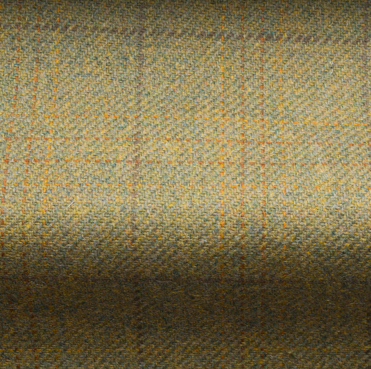Wool check tweed fabric, spruce london