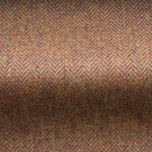 Brown Herringbone Tweed-
