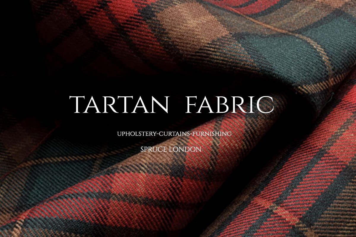 TARTAN UPHOLSTERY FABRIC