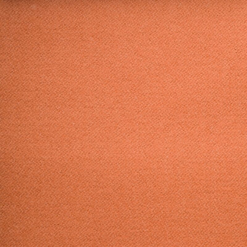 Thirlmere, Melton Wool Fabric,Mars Orange