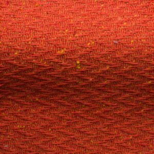Textured high performance fabric for upholstery or heavy curtains in a Dusk Orange colour