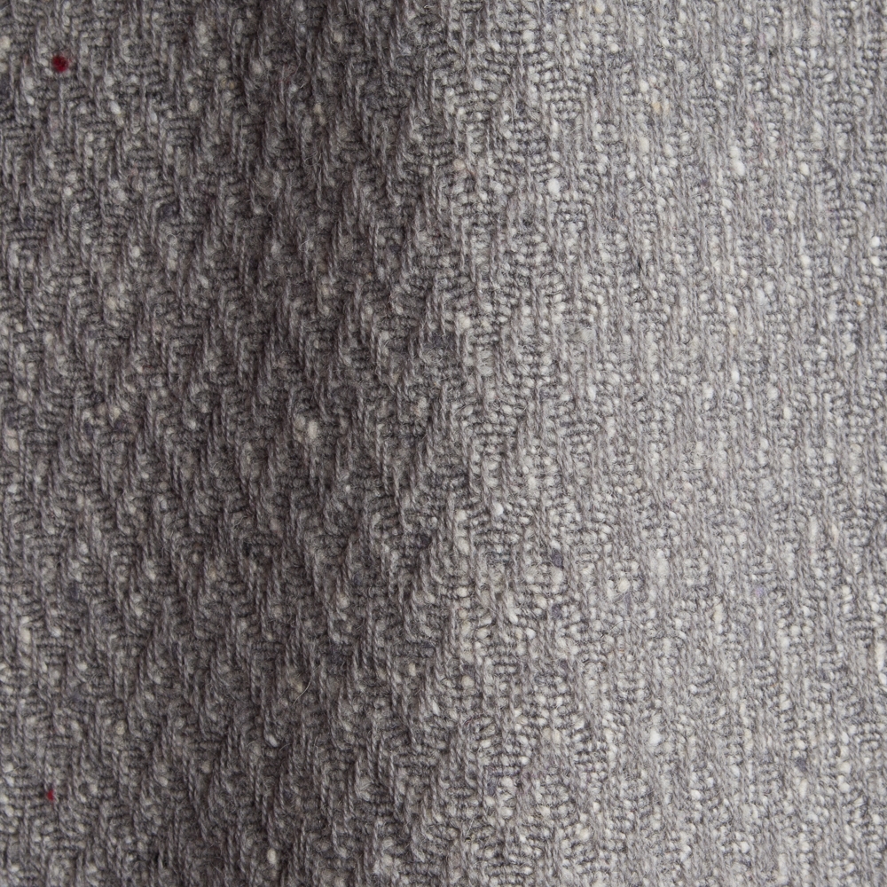 Textured high performance fabric for upholstery or heavy curtains in a silver colour