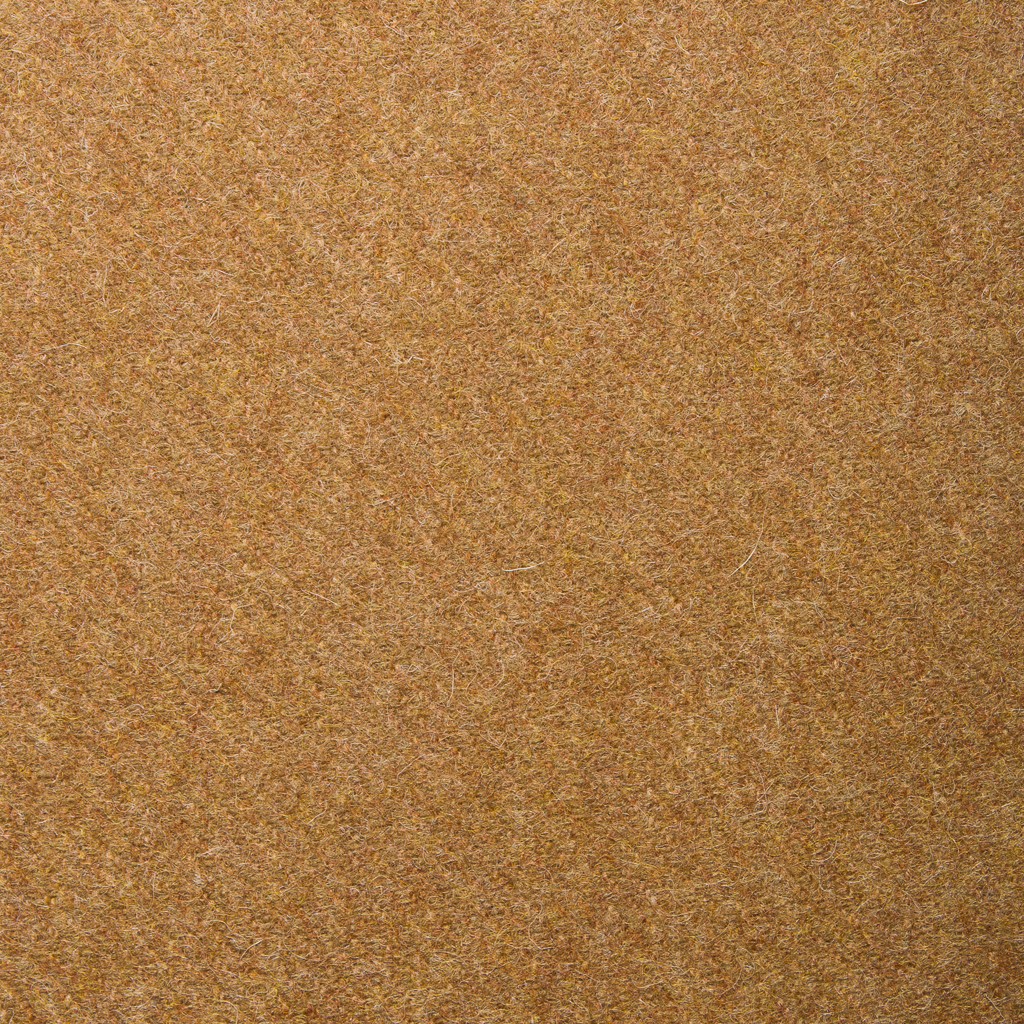 Bignor Melton Wool Fabric in Walnut Brown
