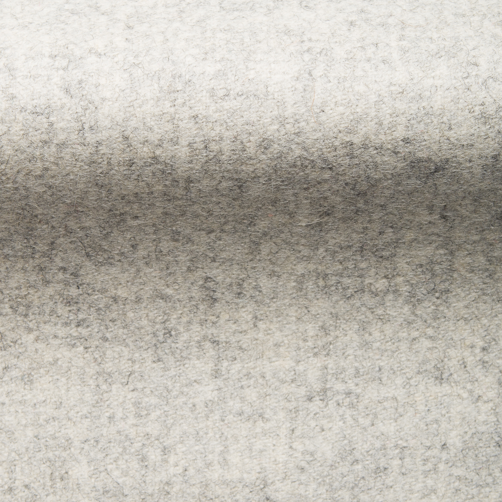 Bignor Melton Wool Fabric-Silver