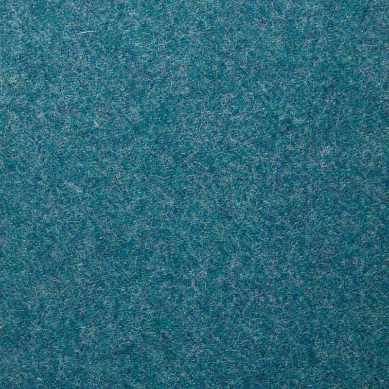 Melton Wool Fabric in Teal