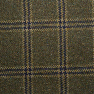 Norfolk Check Tweed-0803, tweed fabric, use for upholstery and curtains, 100% Pure New Wool, woven in Scotland.