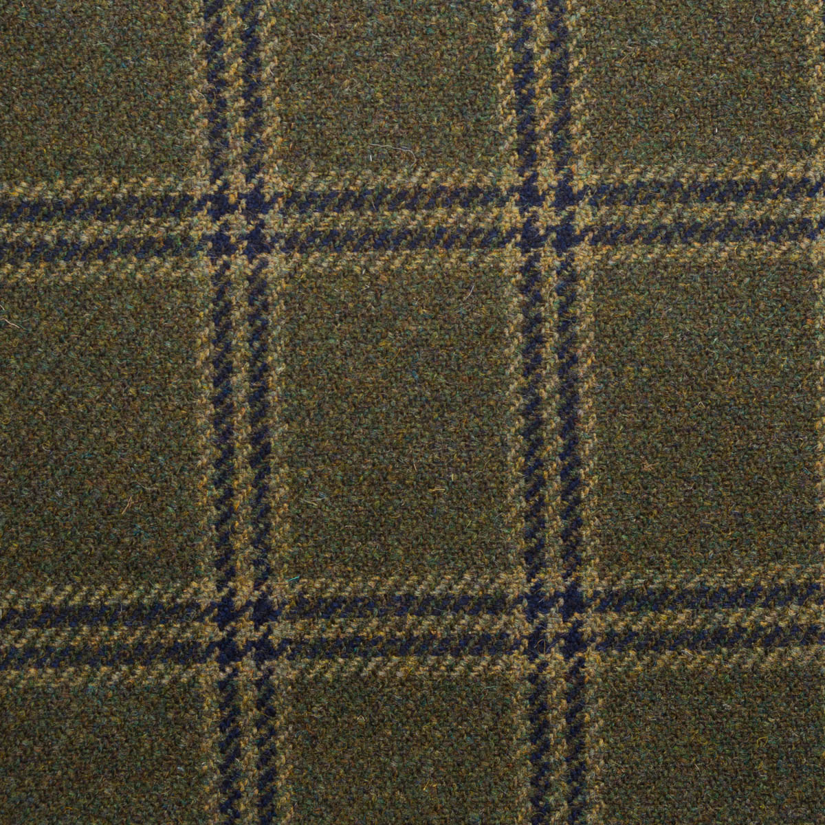 Norfolk Check Tweed-0803, tweed fabric, use for upholstery and curtains, 100% Pure New Wool, woven in Scotland.