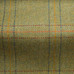 Norfolk Check Tweed-0809, tweed fabric, use for upholstery and curtains, 100% Pure New Wool, woven in Scotland.