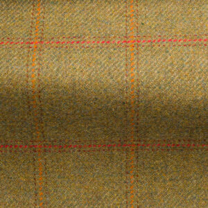 Norfolk Check Tweed-0810, tweed fabric, use for upholstery and curtains, 100% Pure New Wool, woven in Scotland.