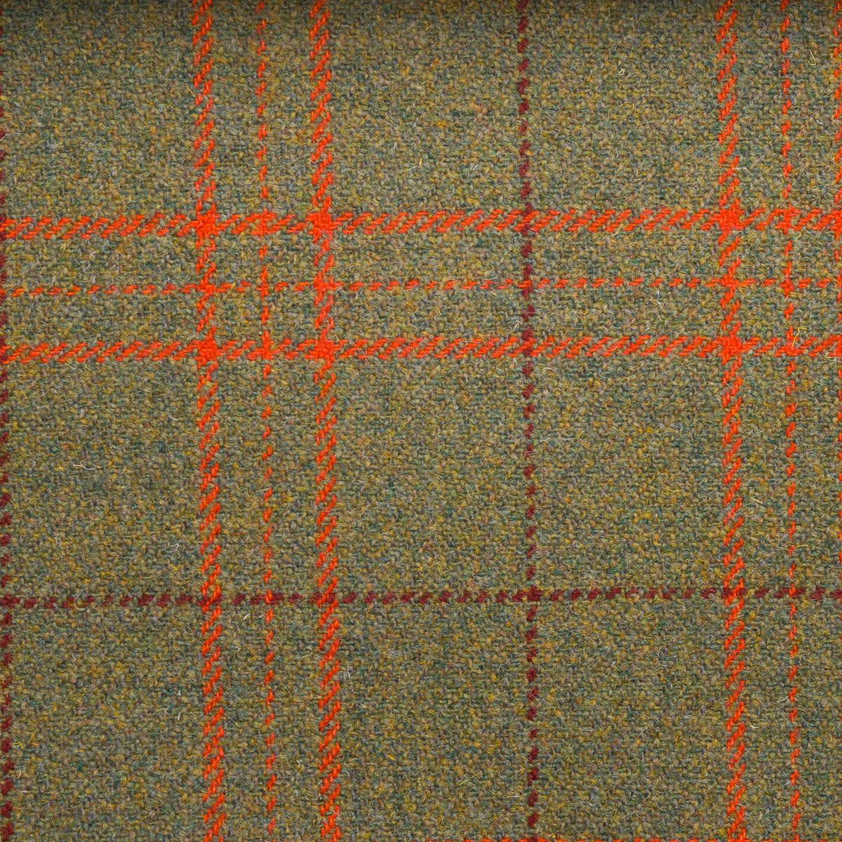 Norfolk- Check Tweed-0813, tweed fabric, use for upholstery and curtains, 100% Pure New Wool, woven in Scotland.