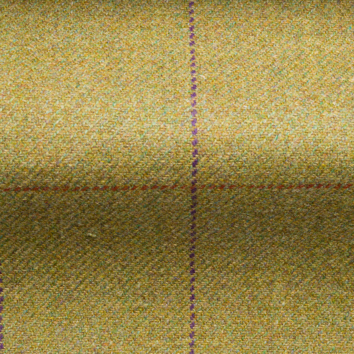 Wool check tweed fabric for upholstery and curtains