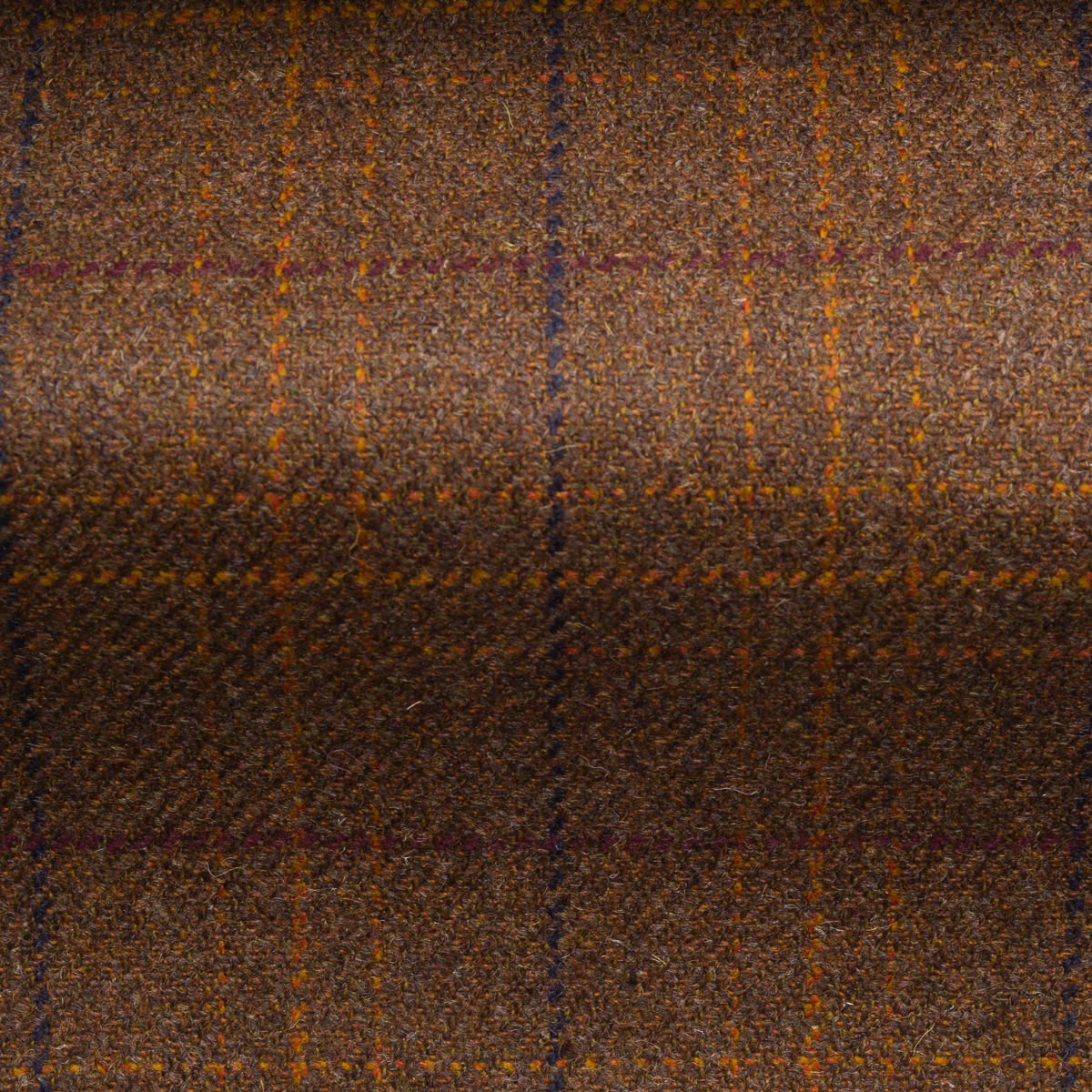 Wool check tweed fabric for upholstery and curtains